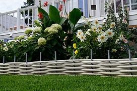 Укладка рулонного газона, после